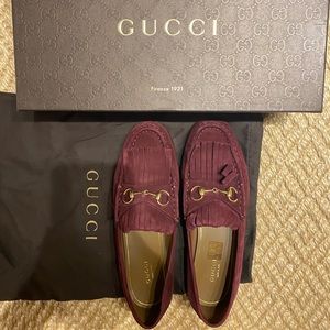 AUTHENTIC GUCCI MOCCASINO LOAFERS. Size US8/IT38. Condition EXCELLENT!